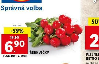Lidl Ředkvičky nabídka