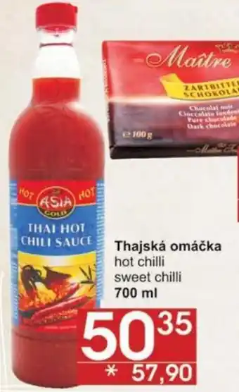 Jip Asia Gold Thajská omáčka hot chilli, sweet chilli 700ml nabídka