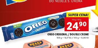 Lidl Oreo original / double creme nabídka