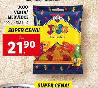 Lidl Jojo vexta / medvídci nabídka