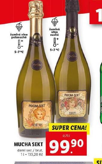 Lidl Mucha sekt nabídka