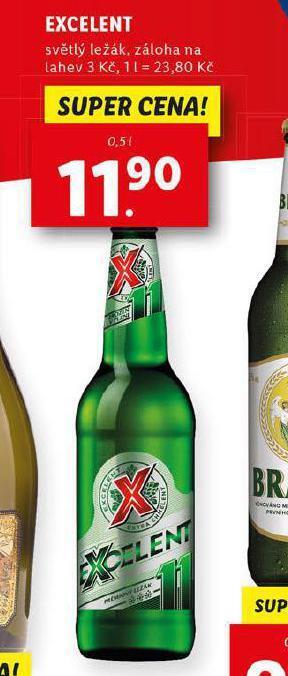 Lidl Pivo excelent 11 nabídka
