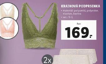 Lidl Krajková podprsenka nabídka