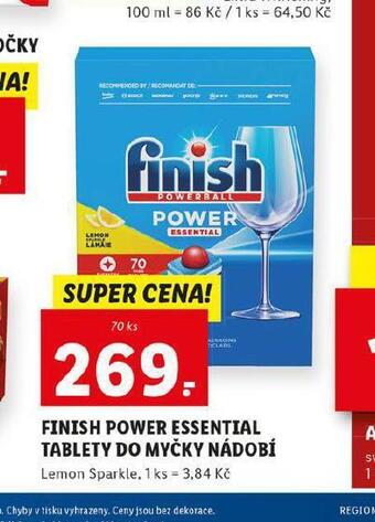 Lidl Finish power essential tablety do myčky nabídka
