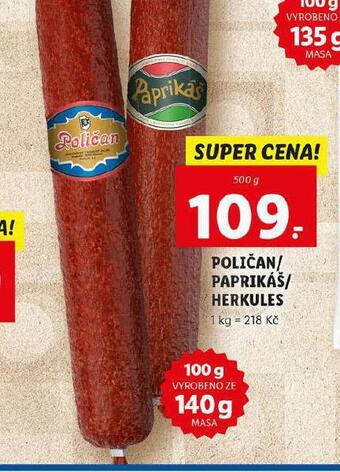 Lidl Paprikáš nabídka