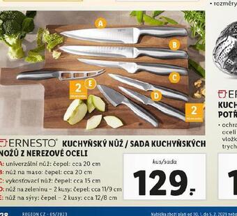 Lidl Kuchyňský nůž / sada kuchyňských nožů nabídka