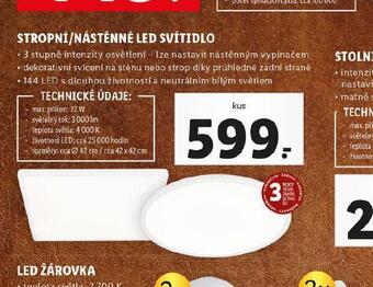 Lidl Stropní / nástěnné svítidlo nabídka