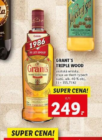 Lidl Grant´s triple wood nabídka
