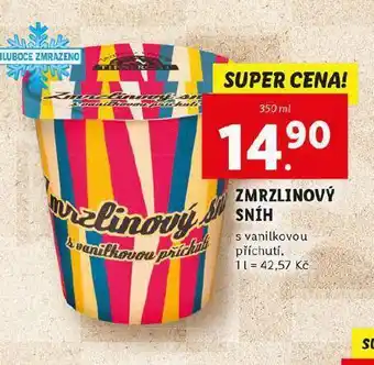 Lidl Zmrzlina sníh nabídka