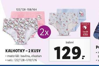 Lidl Dívčí kalhotky nabídka