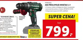 Lidl Aku příklepová vrtačka 3v1 nabídka