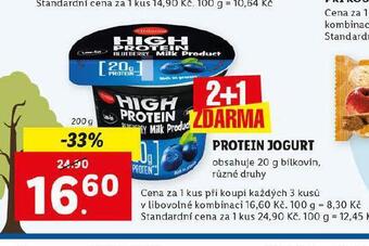 Lidl Protein jogurt nabídka