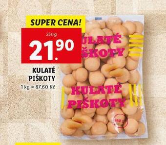 Lidl Kulaté piškoty nabídka