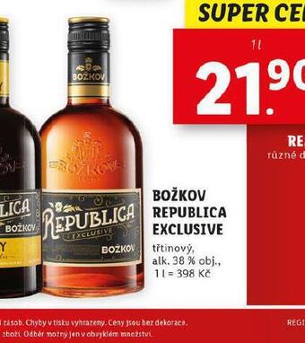 Lidl Božkov republica exclusive nabídka