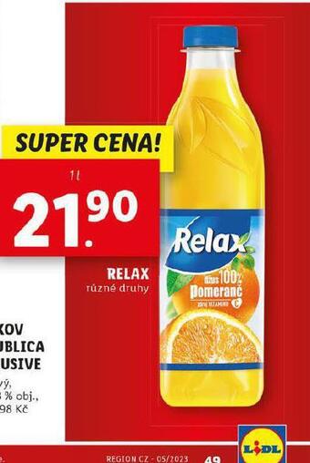 Lidl Relax nabídka