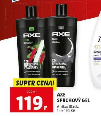 Lidl Axe sprchový gel nabídka