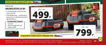 Lidl Akumulátor 2/4 ah nabídka