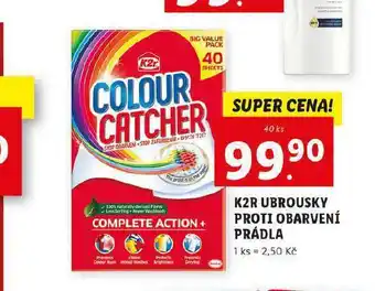 Lidl K2r ubrousky proti obarvení prádla nabídka