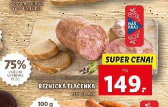 Lidl Řeznická tlačenka nabídka
