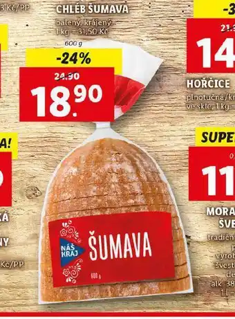 Lidl Chléb šumava nabídka