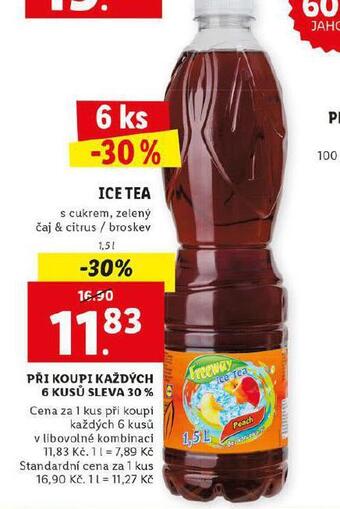 Lidl Ice tea nabídka