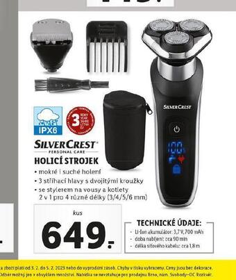 Lidl Holicí strojek nabídka