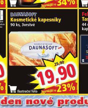 Norma Daunasoft kosmetické kapesníky nabídka