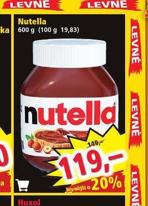 Norma Nutella nabídka