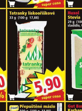 Norma Tatranky lískooříškové nabídka