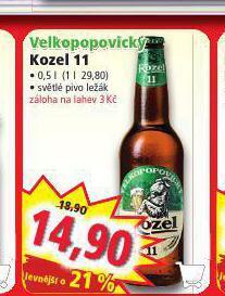 Norma Pivo velkopopovický kozel 11 nabídka