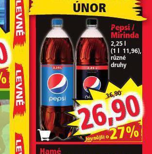 Norma Pepsi / mirinda nabídka