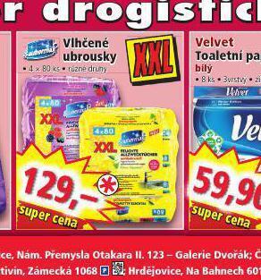 Norma Vlhčené ubrousky nabídka