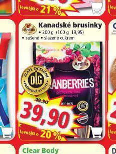 Norma Kanadské brusinky nabídka