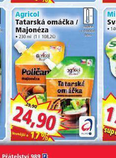 Norma Agricol tatarská omáčka / majonéza nabídka