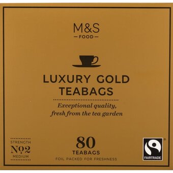 Rohlik.cz Marks & spencer porcovaný čaj luxury gold nabídka