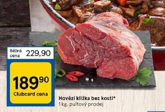 Tesco Hovězí kližka bez kosti nabídka