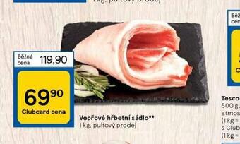 Tesco Vepřové hřbetní sádlo nabídka