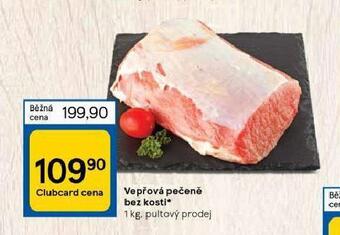 Tesco Vepřová pečeně bez kosti nabídka
