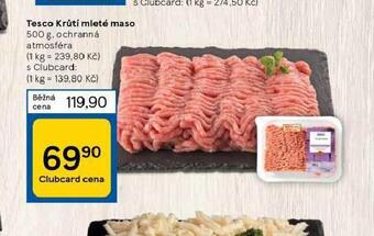 Tesco Krůtí mleté maso nabídka
