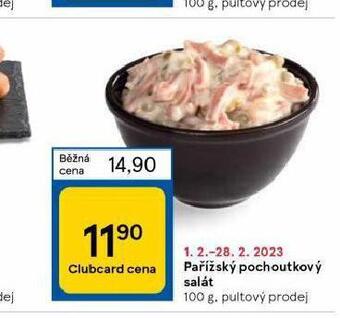 Tesco Pařížský pochoutkový salát nabídka