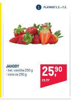 Makro Jahody nabídka