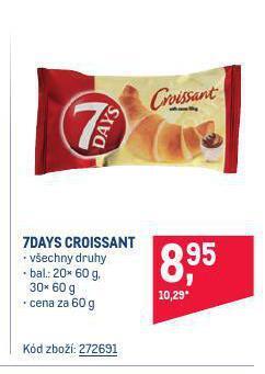 Makro 7days croissant nabídka