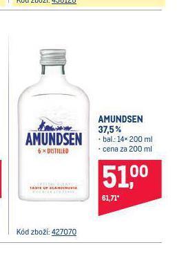 Makro Amundsen vodka nabídka