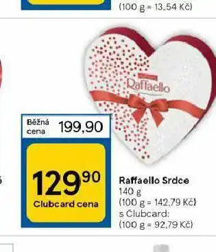 Tesco Raffaello srdce nabídka