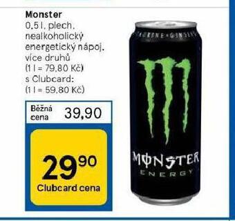 Tesco Monster nabídka