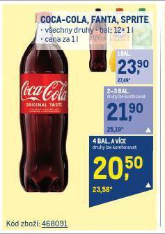 Makro Coca-cola nabídka