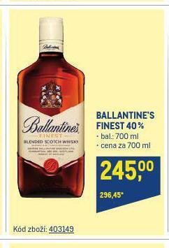 Makro Ballantine's whisky nabídka
