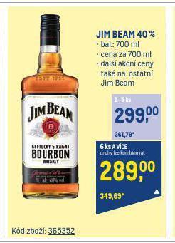 Makro Jim beam nabídka