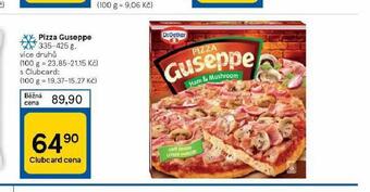 Tesco Pizza guseppe nabídka