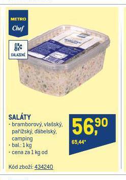 Makro Saláty nabídka
